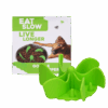 Eat Slow Live Longer Gobble Stopper M Green