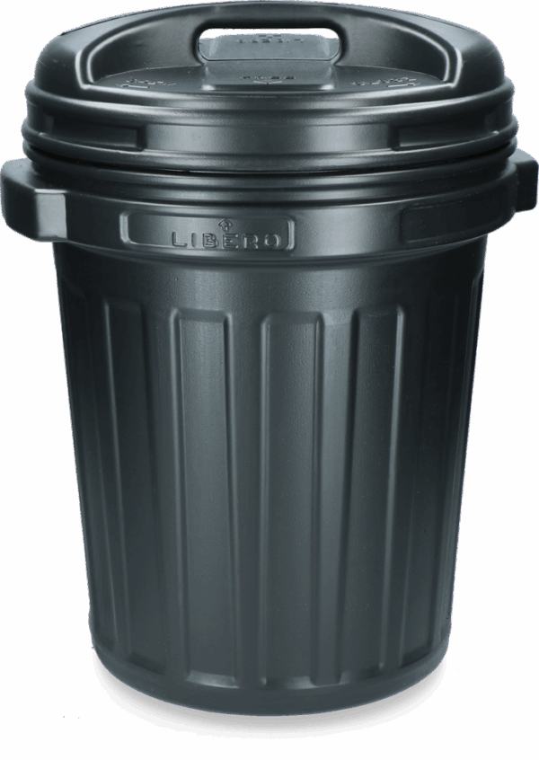 303468 Voerton met draaisluiting 40 liter Black