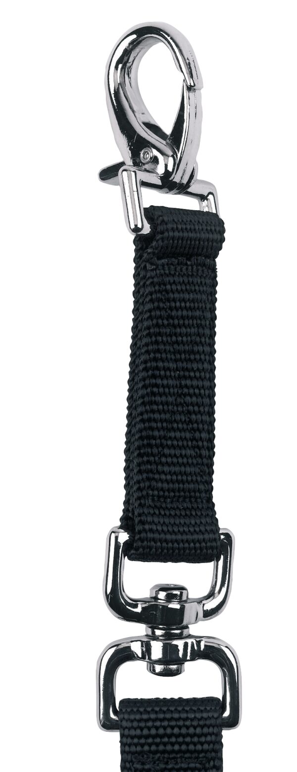 Longeerlijn lux zwart met muskuton