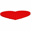 303638 Eat Slow Live Longer Lick Mat Lovely Red