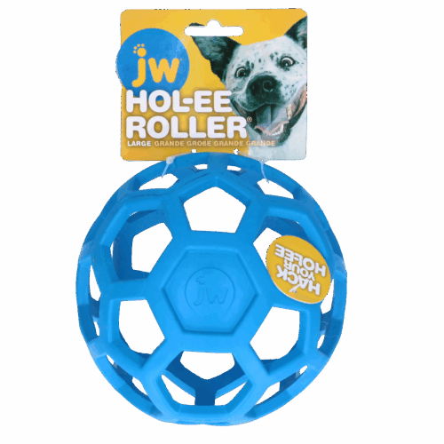 303652 JW HOL-EE ROLLER L 15 cm Blue