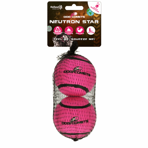 Dog comets Neutron Star Tennisbal met pieper L Roze 2st