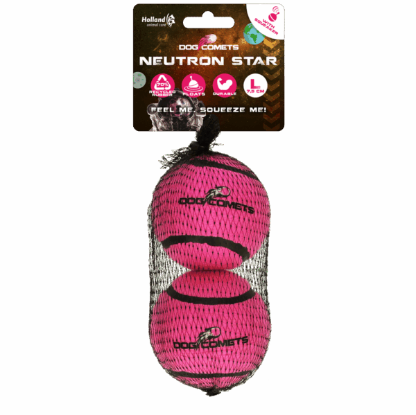 303654 Dog comets Neutron Star Tennisbal met pieper L Roze 2st