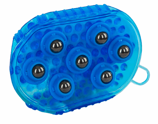 303712 Borstel magneet massage blauw