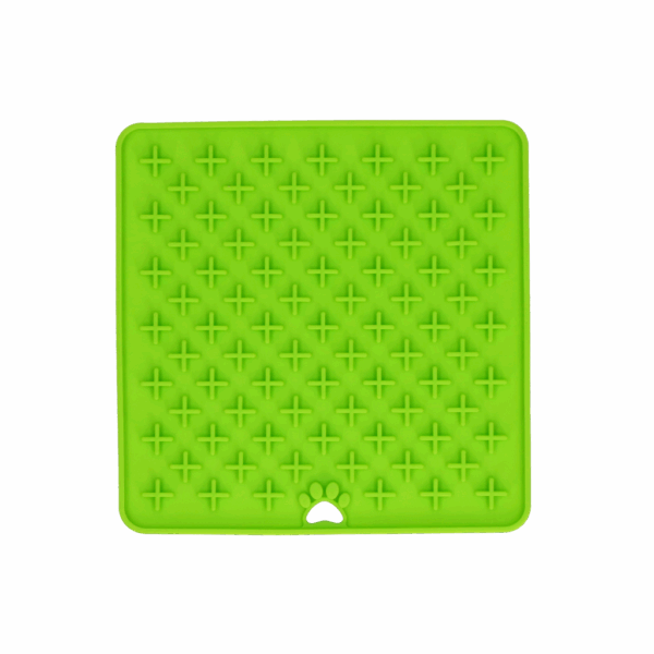 Eat Slow Live Longer Lick Mat Cross Rood