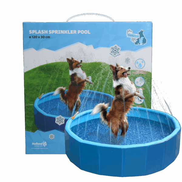 303845 Coolpets Splash Sprinkler Pool 120cm, 30 cm