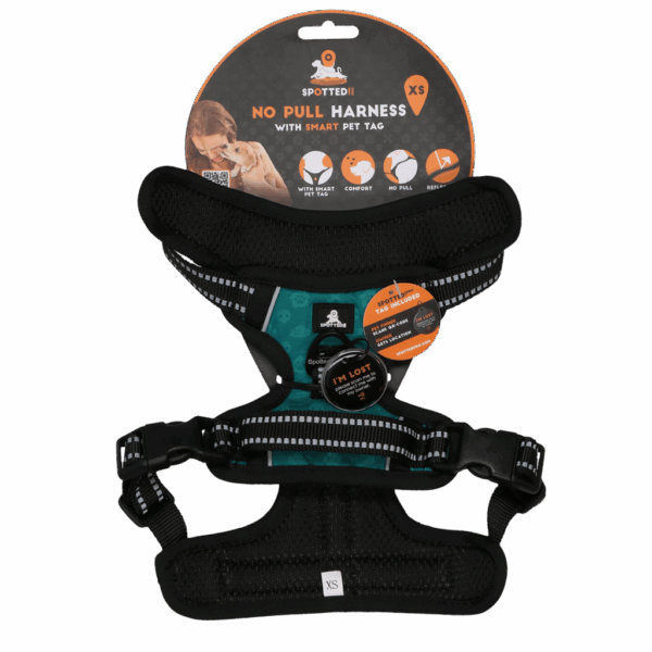 304225 Spotted! PRO Harnas Groen XS