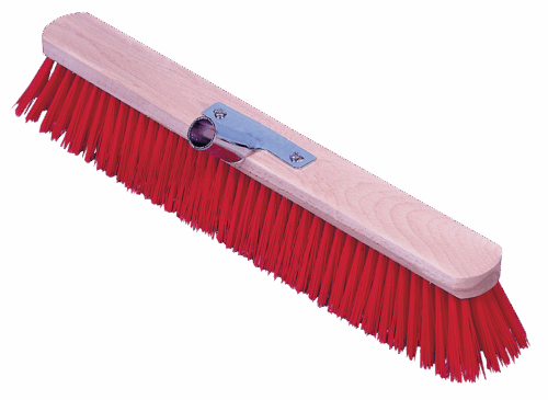 304295 Bezem Euro Stal 50cm rood