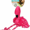 304338 Pawise Flamingo met poten van touw L