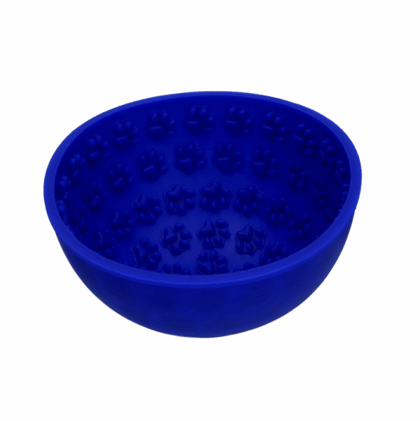 Eat Slow Live Longer Lick Mat Wobble Bowl Red