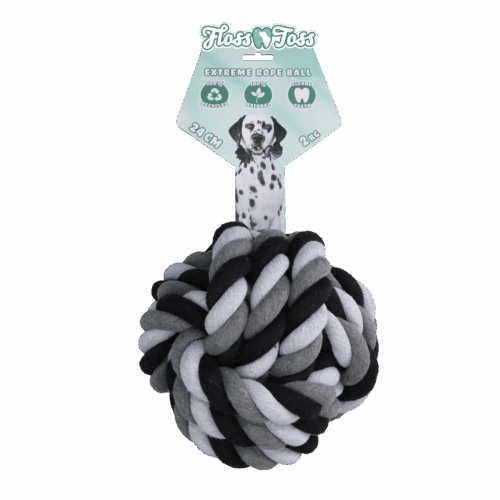 304493 Floss Toss Extreme Rope Ball 24cm