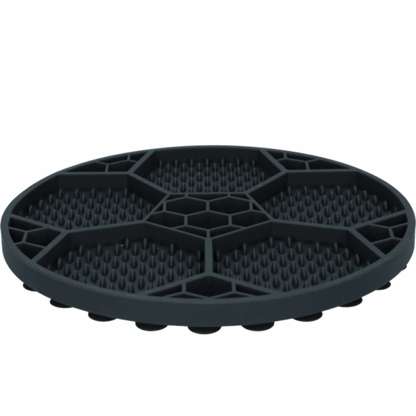 304511 Eat Slow Live Longer Lick Mat Voetbal Blauw