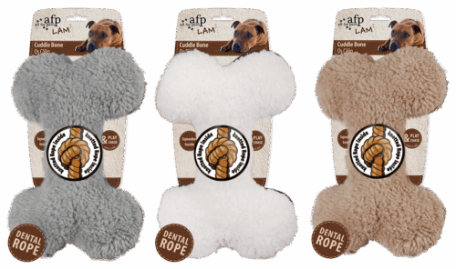 304658 AFP Lambswool Plush Bone 23cm