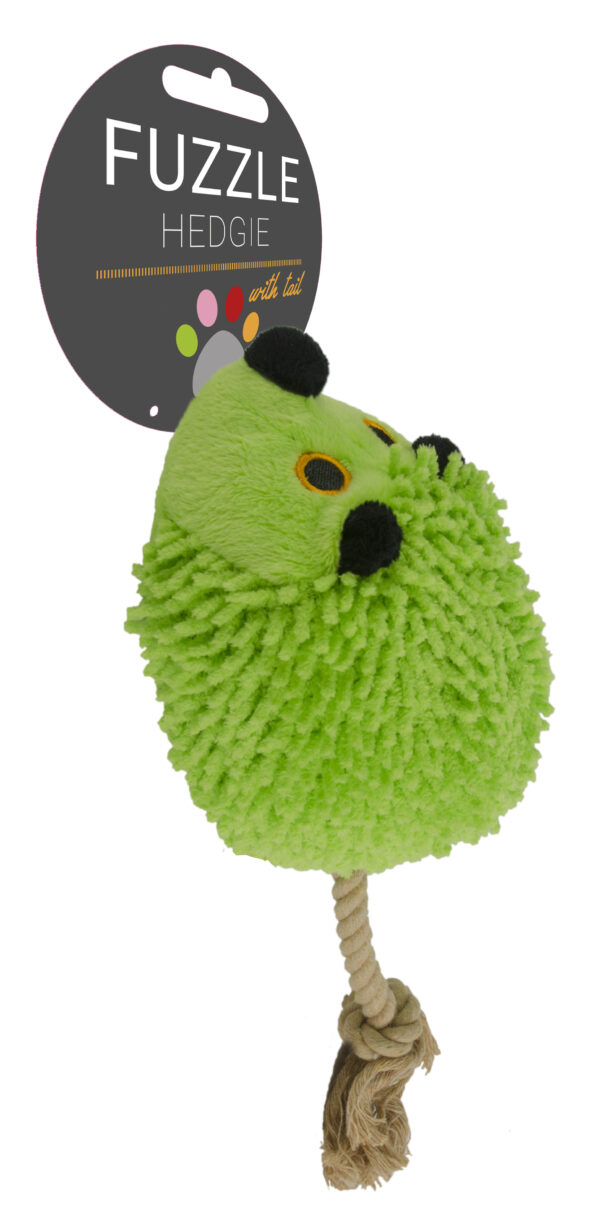304682 Fuzzle Hedgie With Tail Green