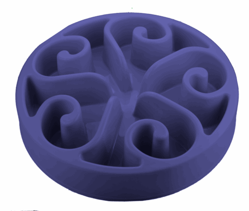 304689 Eat Slow Live Longer Original Blue L