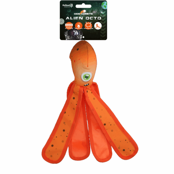 304764 Dog Comets Alien Octo Orange L