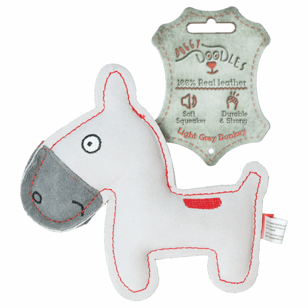 Doggy Doodles Donkey lichtgrijs