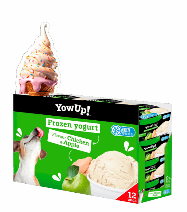 304810 YowUp Ice Cream Yogurt CHICKEN&APPLE 110g