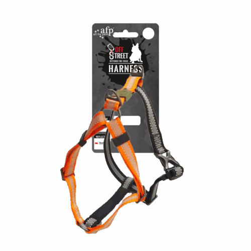 304874 AFP Off Street Dog Non-pull Harness Tangerine M