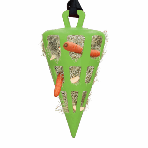 304917 Hay Slowfeeder Fun and Flex 22 cm Groene Wortel