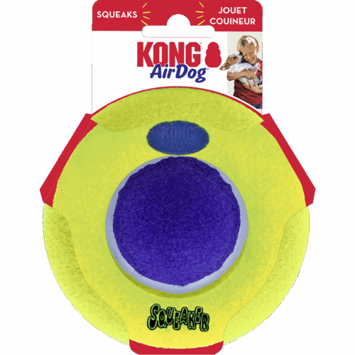 304934 KONG AirDog Squeaker Saucer Md/Lg