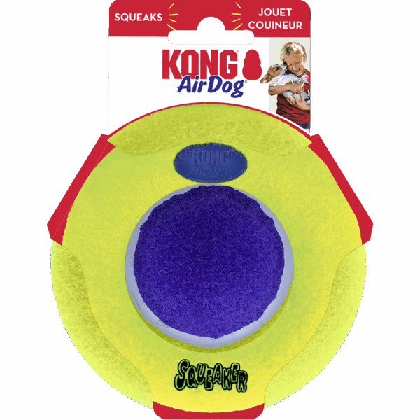 304934 KONG AirDog Squeaker Saucer Md/Lg