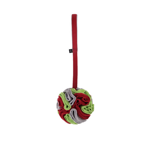 305014 Minus One Fleece Dog Tug Toy - Fleece Tug Ball