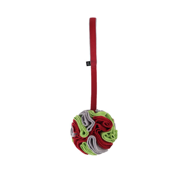 305014 Minus One Fleece Dog Tug Toy - Fleece Tug Ball
