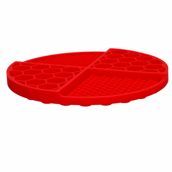 305035 Eat Slow Live Longer Lick Mat Dimensions Circle Red
