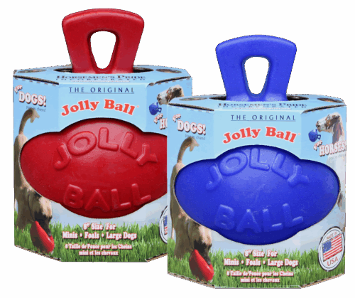 305127 Jolly Ball 20cm rood Paard en Hond