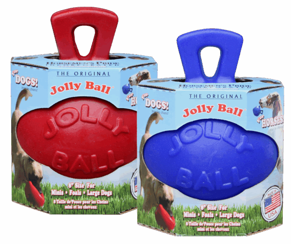 305127 Jolly Ball 20cm rood Paard en Hond