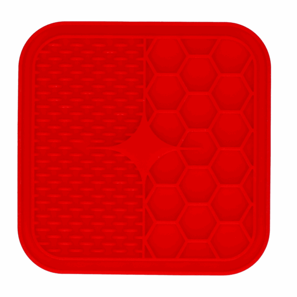 Eat Slow Live Longer Lick Mat Duo S Red