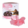 Eat Slow Live Longer Gobble Stopper M Pink