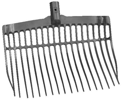 305400 Mestvork kunststof donkergrijs zonder steel