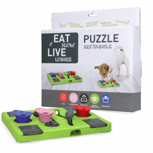 305521 Eat Slow Live Longer Puzzle Rectangle