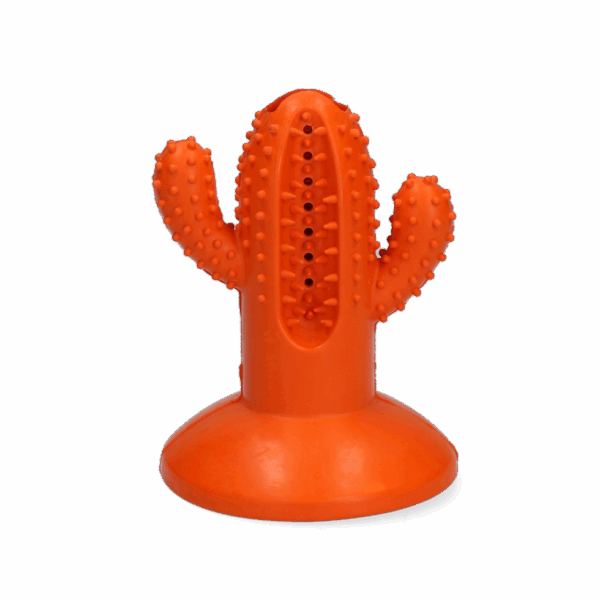 305603 AFP Dental Chews-Cactus Medium Rubber Orange