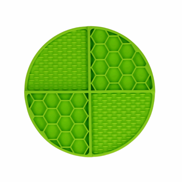 305761 Eat Slow Live Longer Lick Mat Dimensions Circle Red