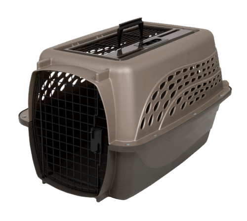 305767 Petmate 2 Door Top Load Kennel S Brown