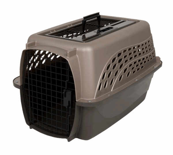 Petmate 2 Door Top Load Kennel S Brown