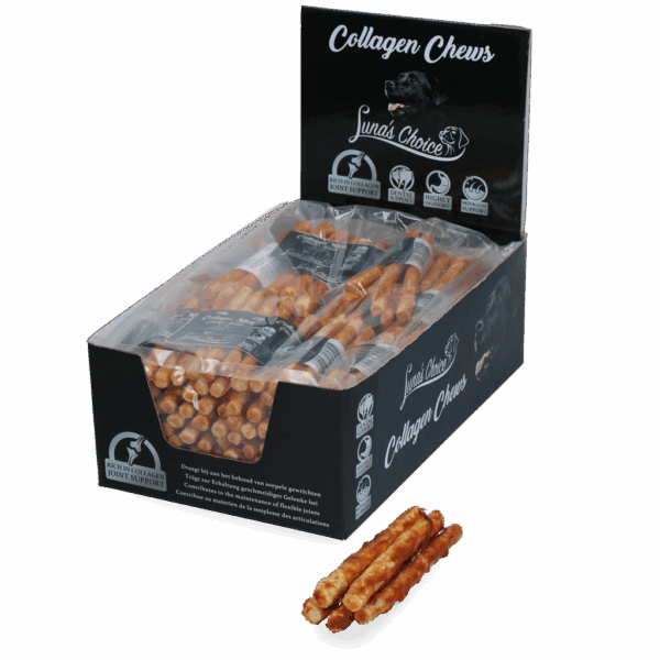 306040 Luna’s Choice Collagen Stick Salmon Small