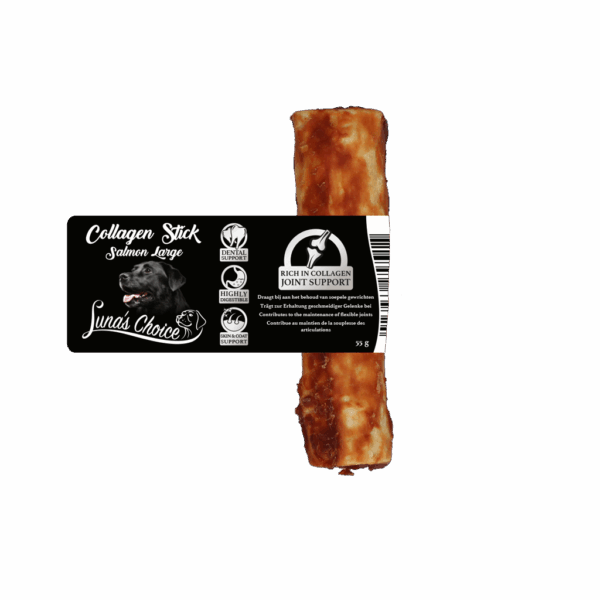 306083 Luna’s Choice Collagen Stick Salmon Small