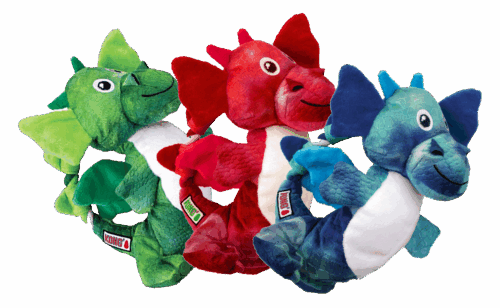306092 KONG Dragon Knots M/L (Assorted Colours)