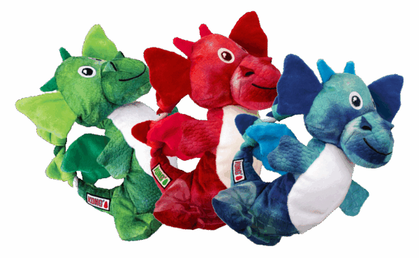 306092 KONG Dragon Knots M/L (Assorted Colours)