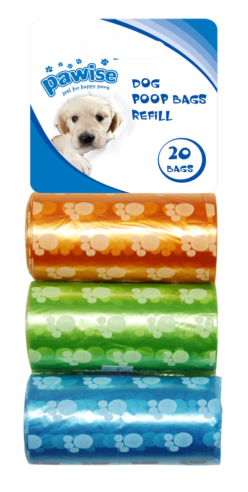 306164 Pawise Refill Poop Bag (3 pack)