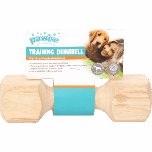 306204 Pawise Wooden retrieving dumbbell m-20