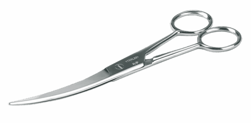 Veemerkschaar gebogen 19 cm