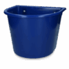 Voerbak 15 l met ophang donkerblauw