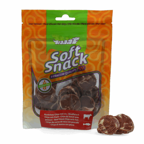 Braaaf Beef Steak chips with fish