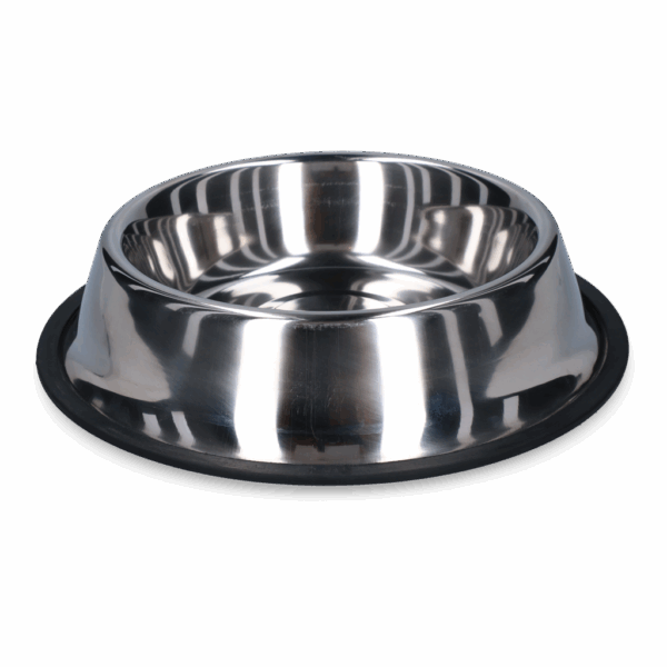 306603 Voer of drinkbak RVS met antislip 700ml Ø 21cm