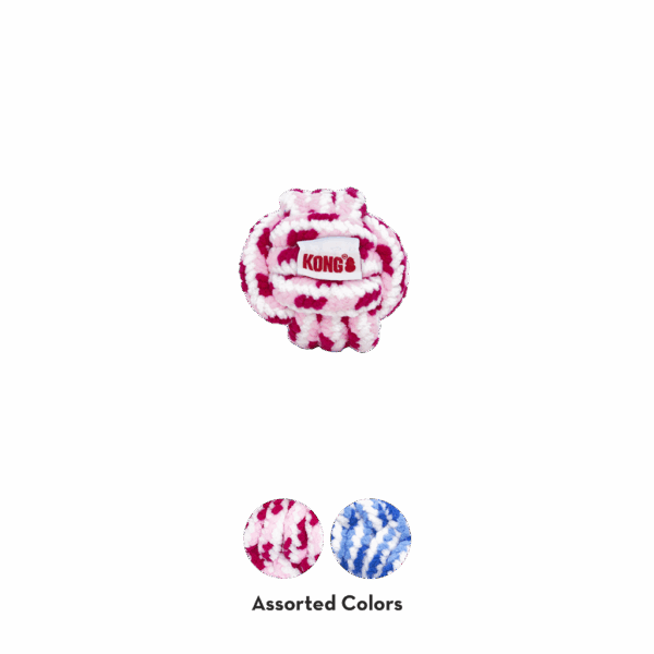 306705 KONG Rope Ball Puppy Assorted Lg